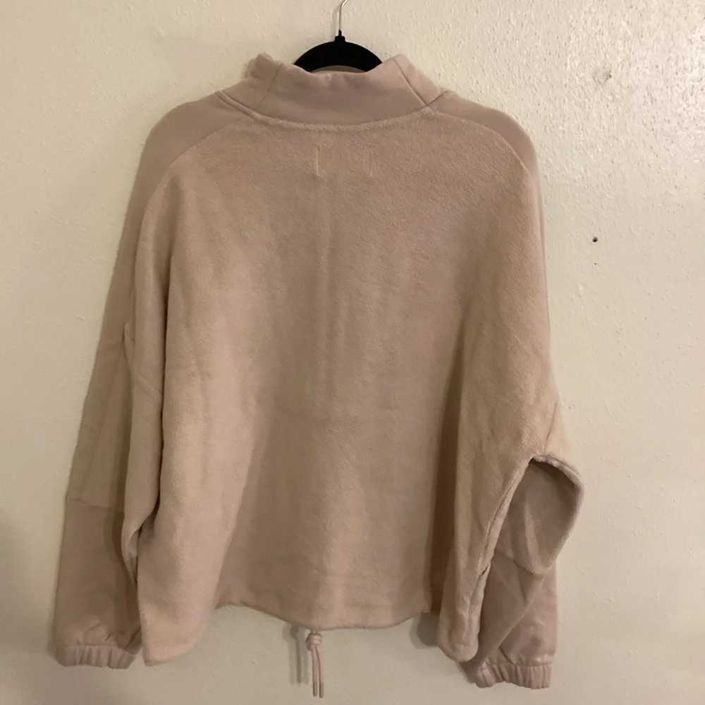 UGG NWT Women’s Elane Mixed Half Zip Kangaroo Pocket Pullover Size XL - Picture 4 of 12
